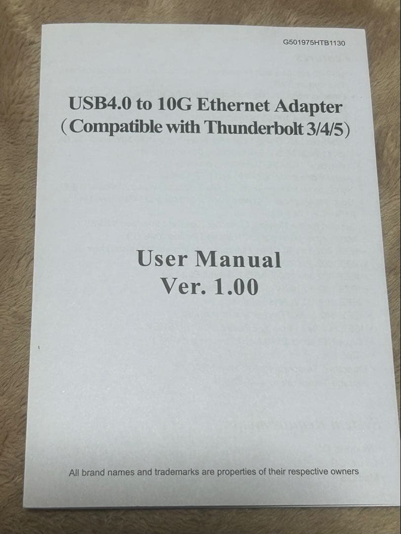 IOCREST 10GbE 10Gbps USB 有線LANアダプター