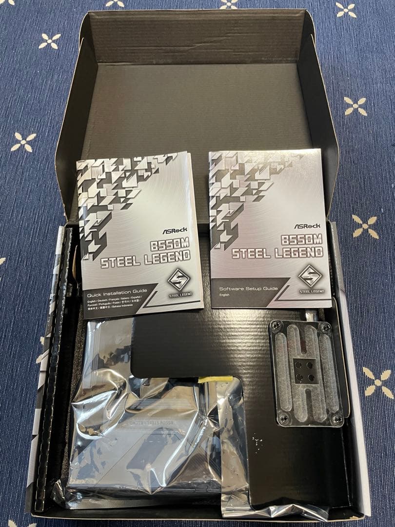 マザーボード b550m steel legend