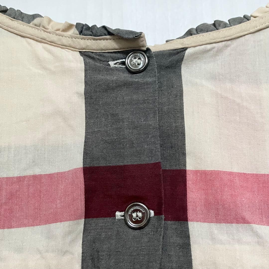 美品　バーバリー　メガチェック　ノバチェック　ワンピース　ベージュ　164 M位