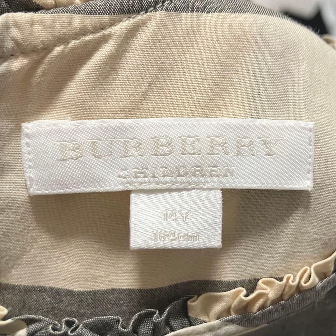 美品　バーバリー　メガチェック　ノバチェック　ワンピース　ベージュ　164 M位