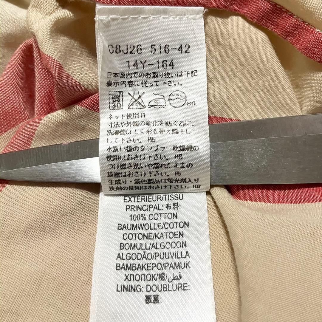 美品　バーバリー　メガチェック　ノバチェック　ワンピース　ベージュ　164 M位