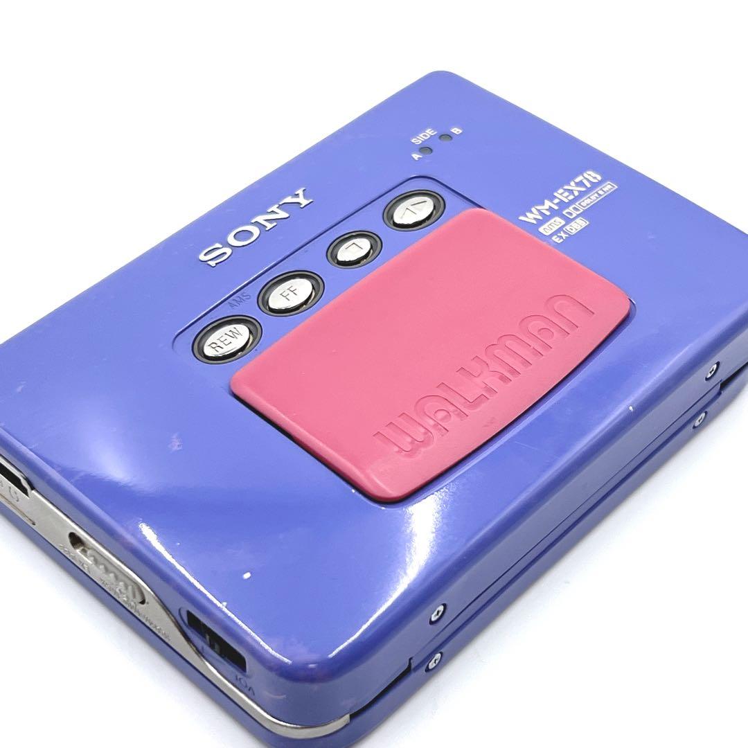 【希少・動作品】 SONY WM-EX78 カセットウォークマン　再生OK