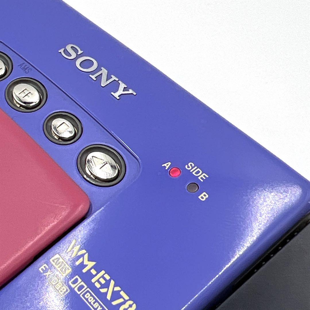 【希少・動作品】 SONY WM-EX78 カセットウォークマン　再生OK