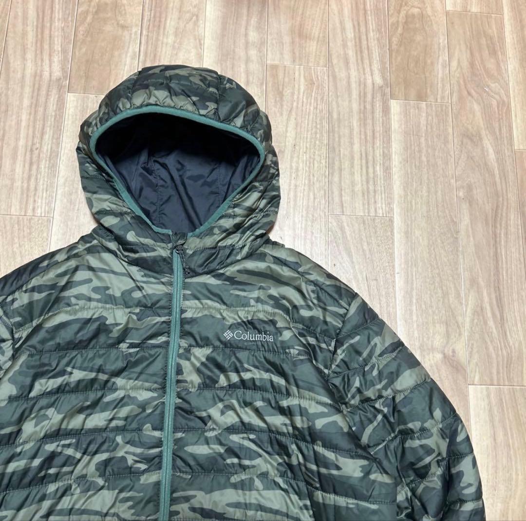 old Columbia カモフラ　迷彩　ダウンジャケット　古着 90s