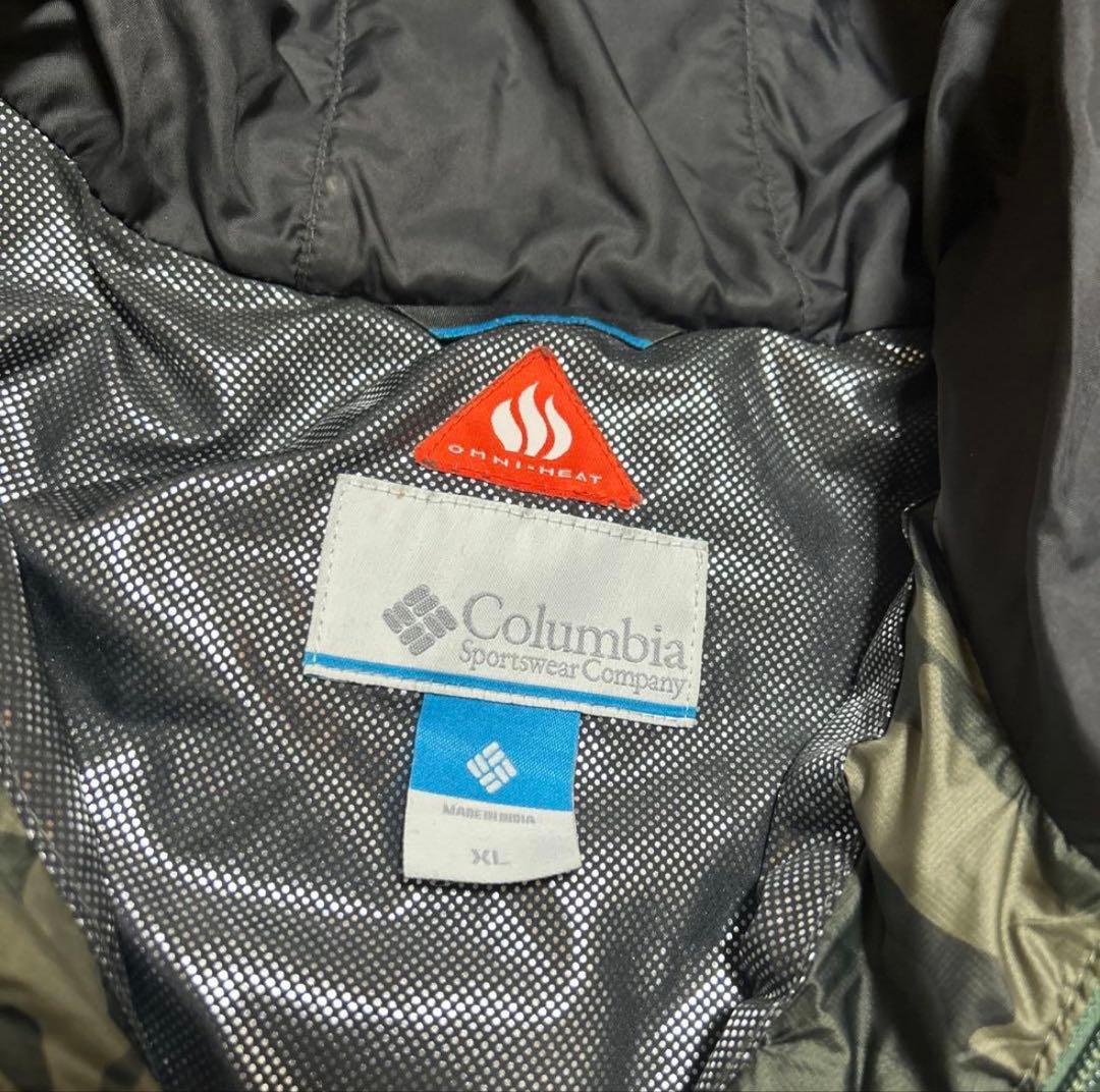 old Columbia カモフラ　迷彩　ダウンジャケット　古着 90s
