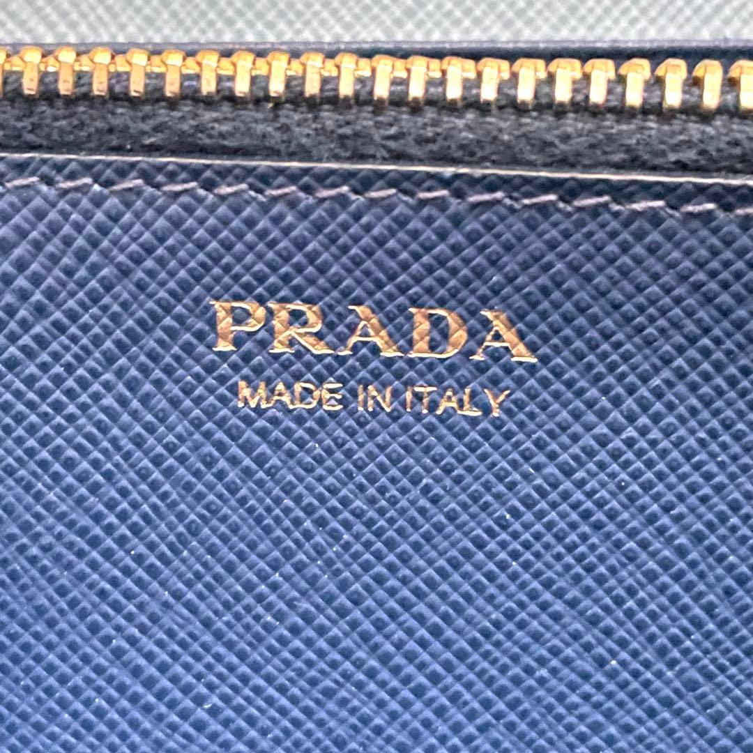 PRADA プラダ サフィアーノ　リボンフィオッコ　長財布　極美品0115-11