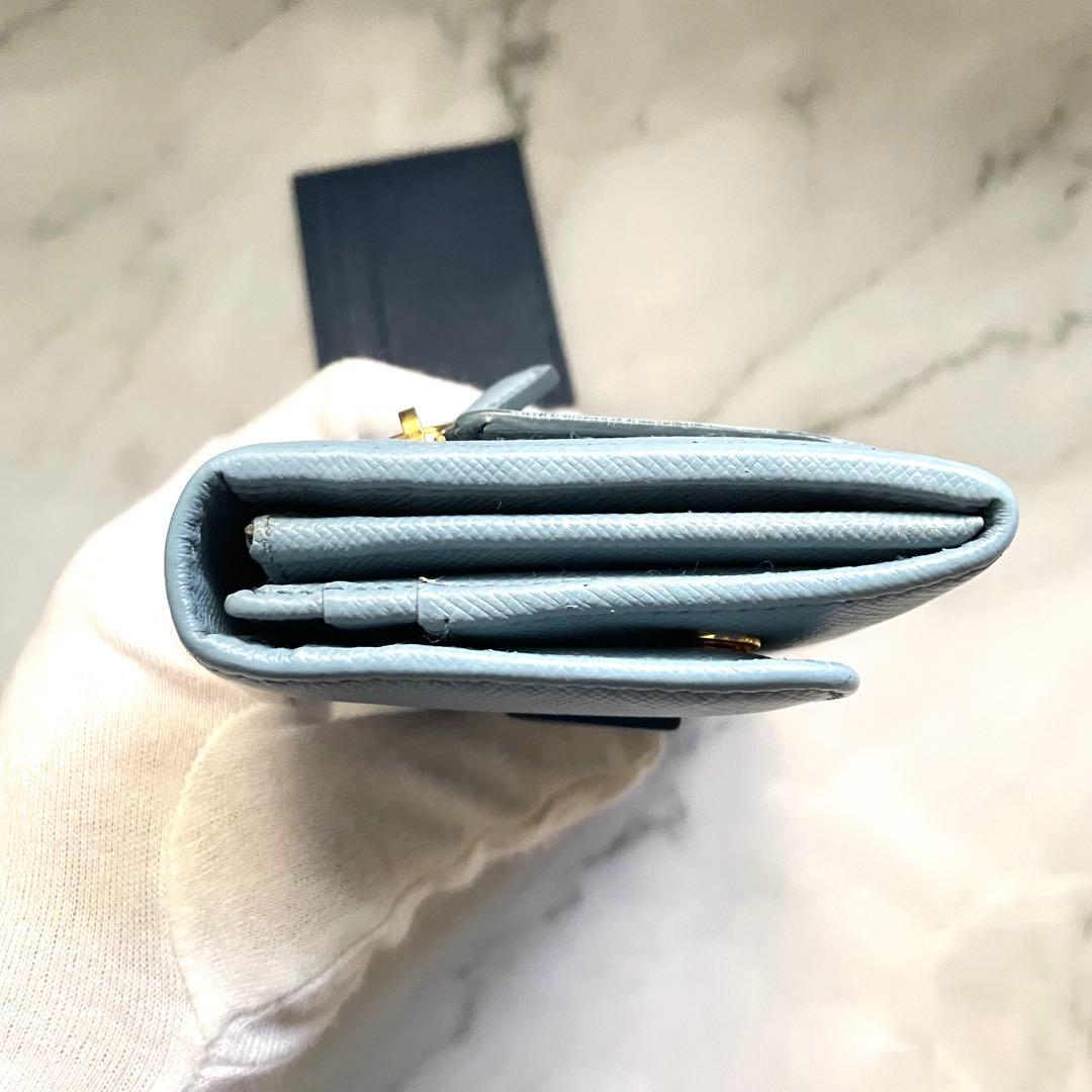 PRADA プラダ サフィアーノ　リボンフィオッコ　長財布　極美品0115-11