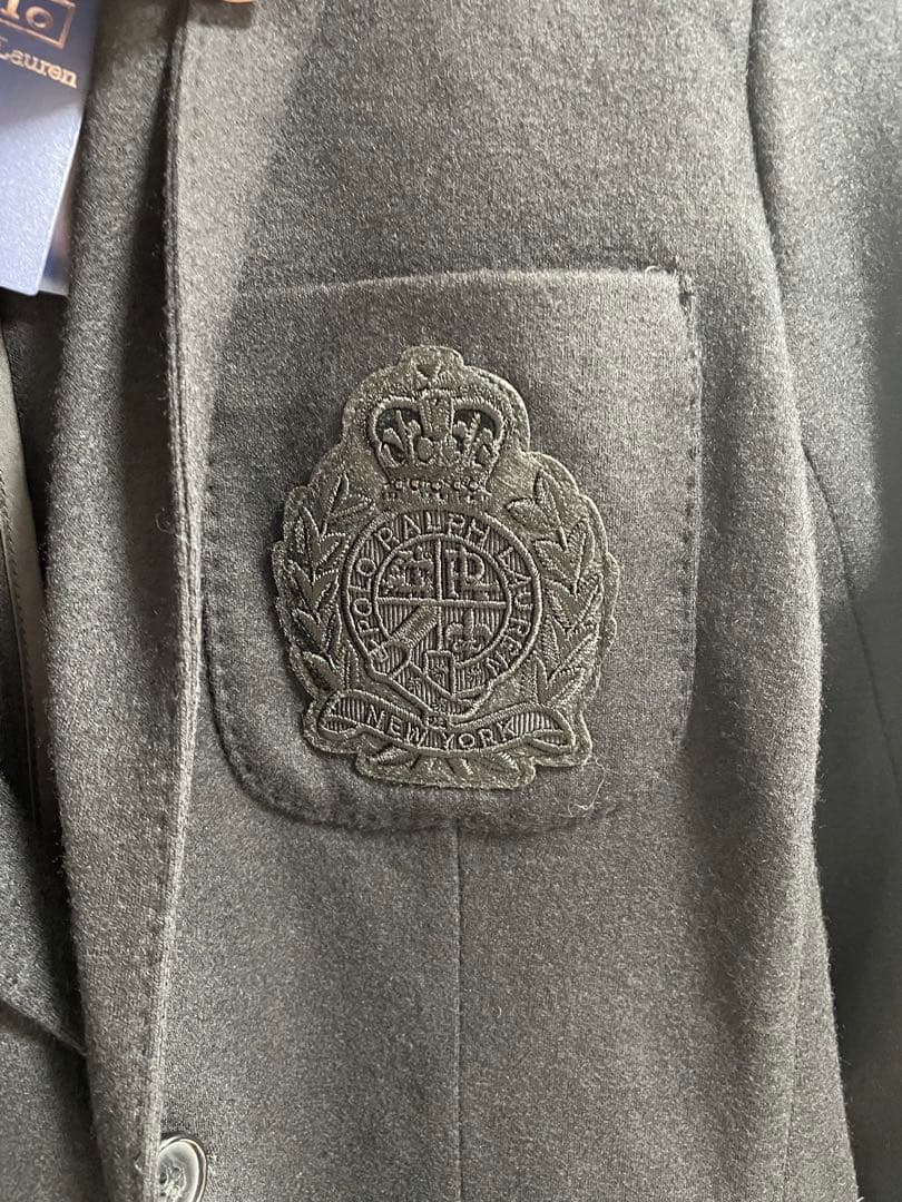 レディース　ラルフローレン　黒ブレザー　テーラードジャケット