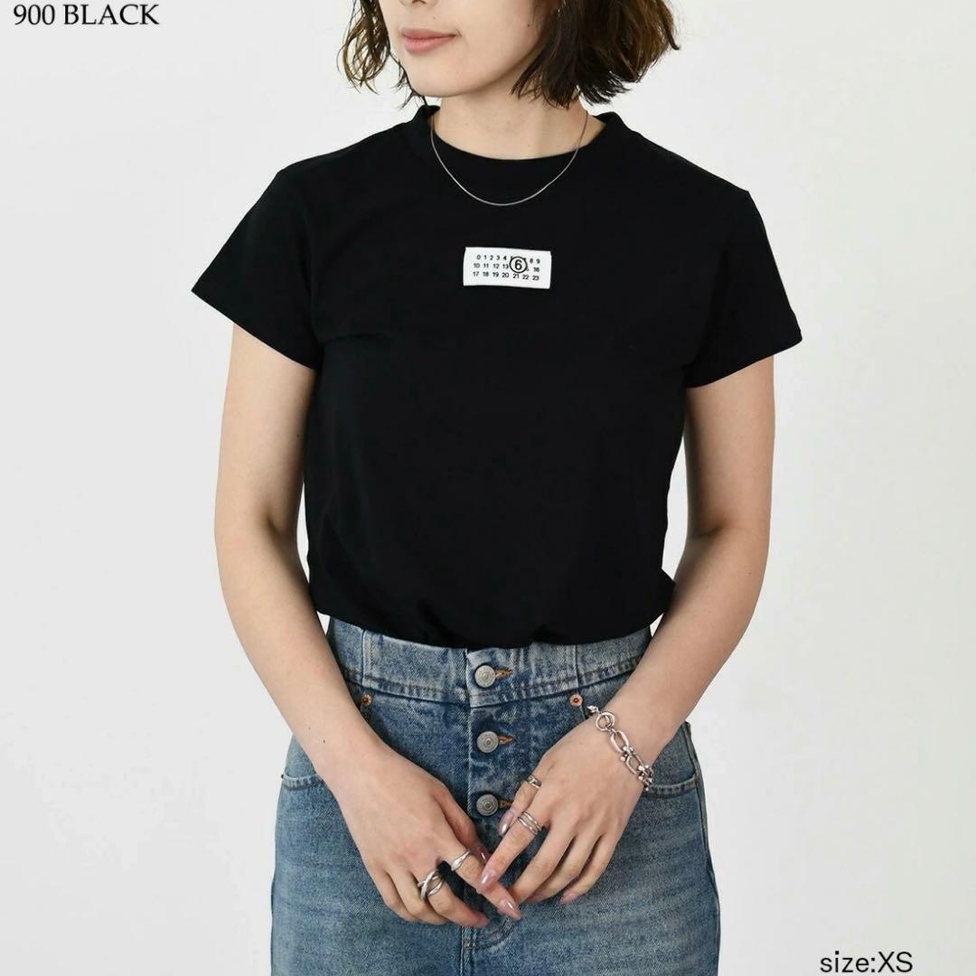 【専用出品】MM6 / カレンダータグTシャツ　黒