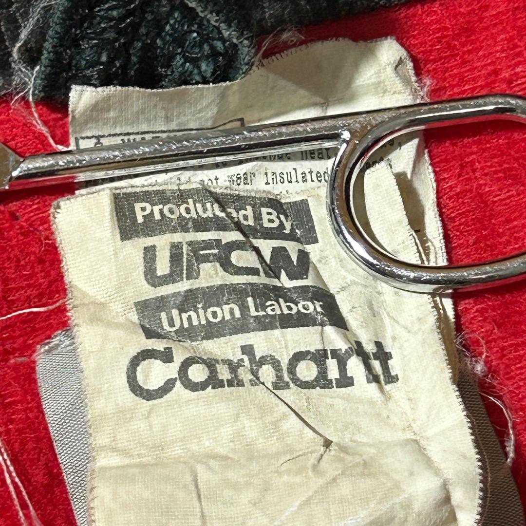 00s USA製 ブラック カーハート サンタフェジャケット ダックL