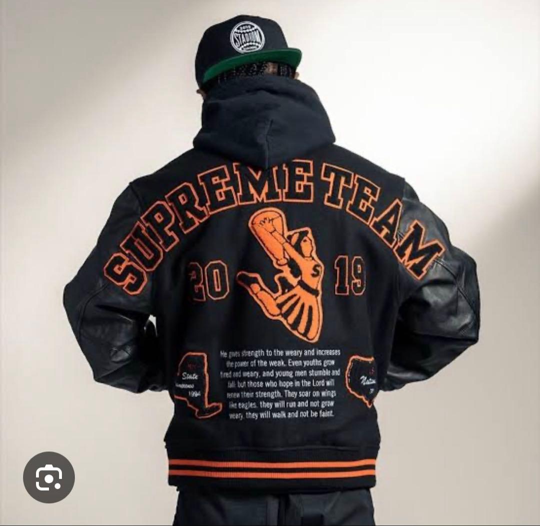 Supreme Team Varsity Jacket (2019 FW) 美品
