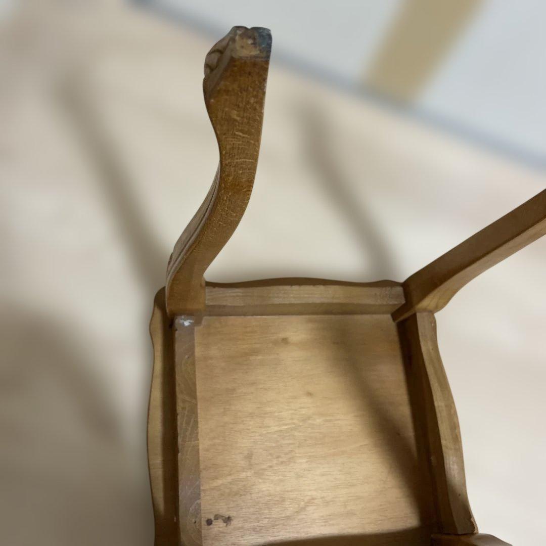 美品✨イタリア製　サイドテーブル　象嵌細工　猫脚　ネストテーブル　アンティーク