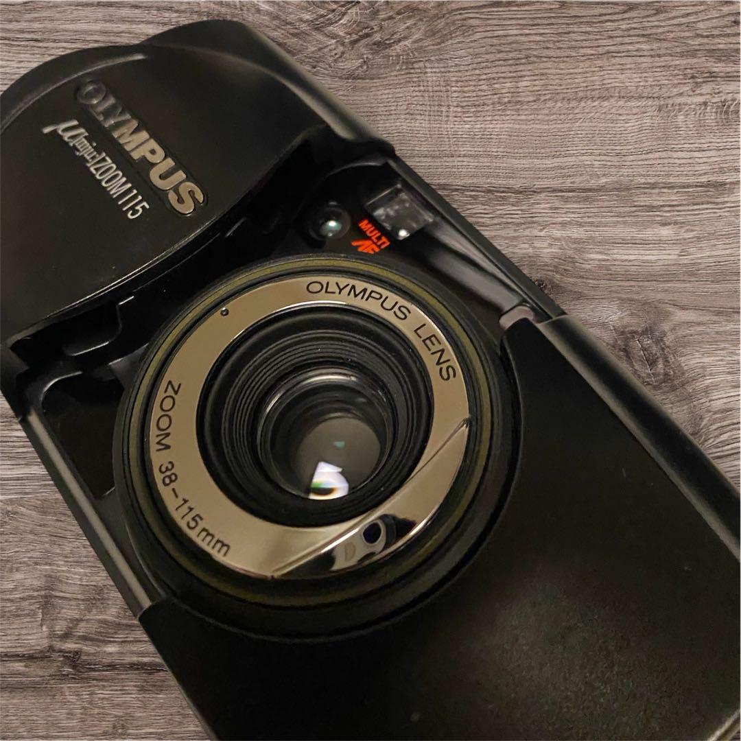 レアなブラック☆【OLYMPUS】μZOOM115