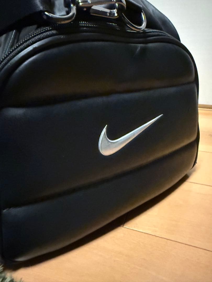 【激レア】NIKE レザー キルティング ボストンバッグ 2way ゴルフバッグ