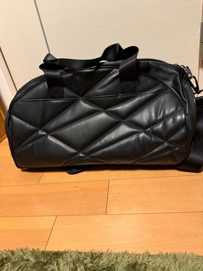 【激レア】NIKE レザー キルティング ボストンバッグ 2way ゴルフバッグ