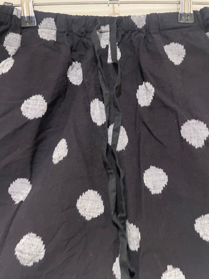 KATIE MISS DOTTIE ドットショートパンツ　フリーサイズ　ブラック