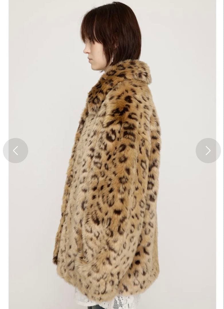 SLY レオパードファーコート