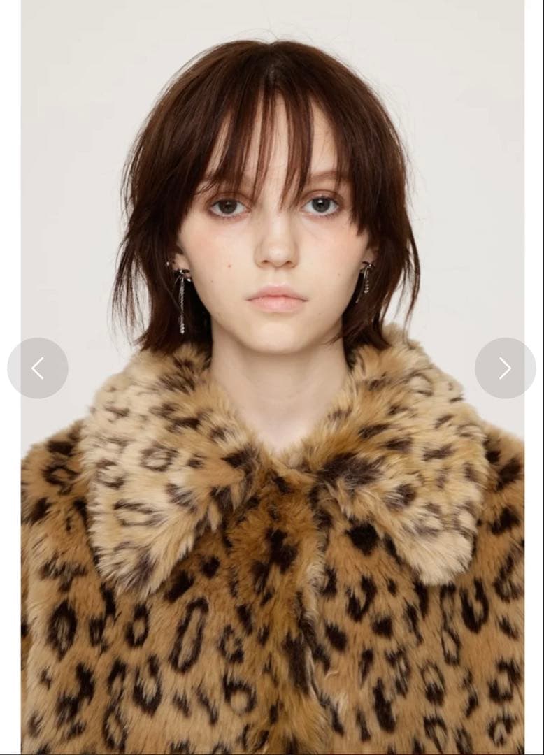 SLY レオパードファーコート