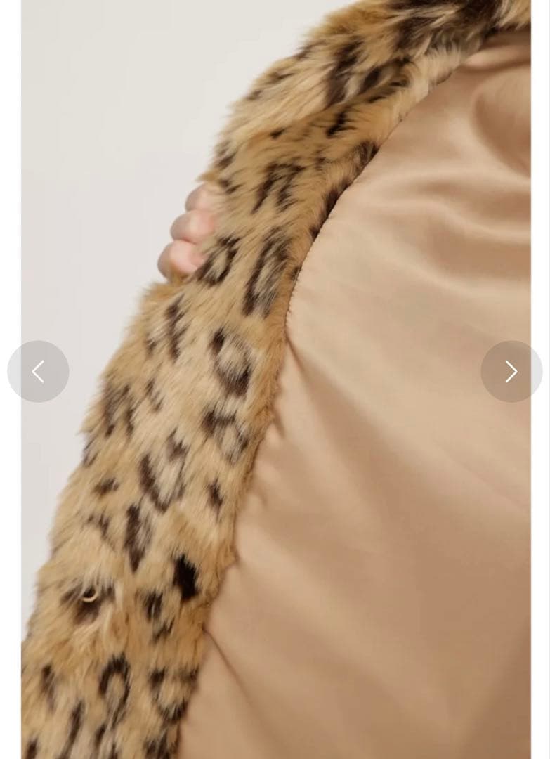 SLY レオパードファーコート