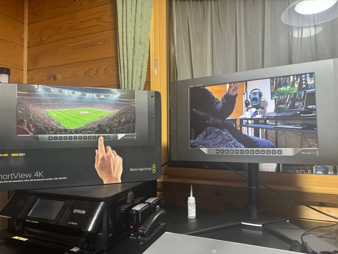 SmartView4Kモニター　ブラックマジックデザイン　スマートビュー4K