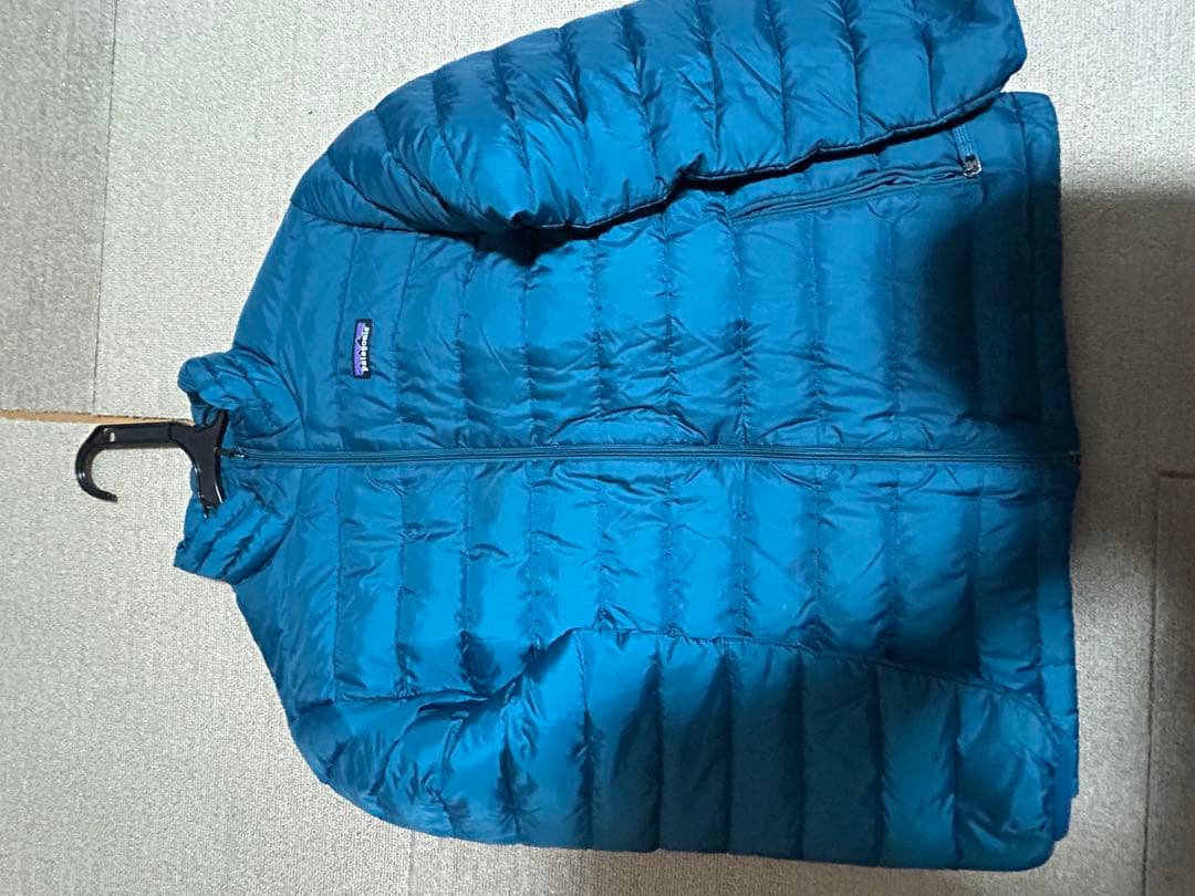 patagonia ダウンジャケット 青