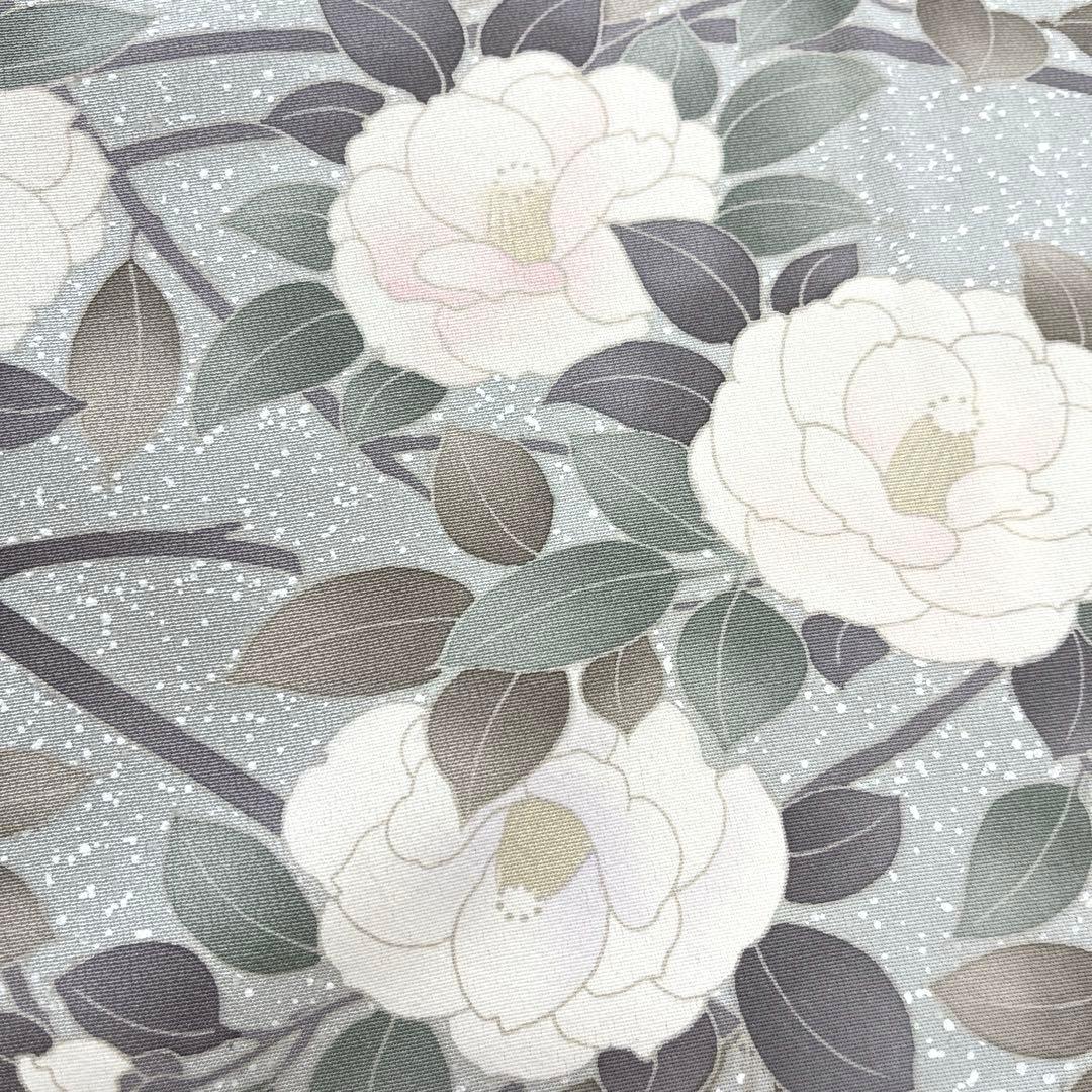 正絹 訪問着 椿桜木蓮 伊と幸 長襦袢おまけ