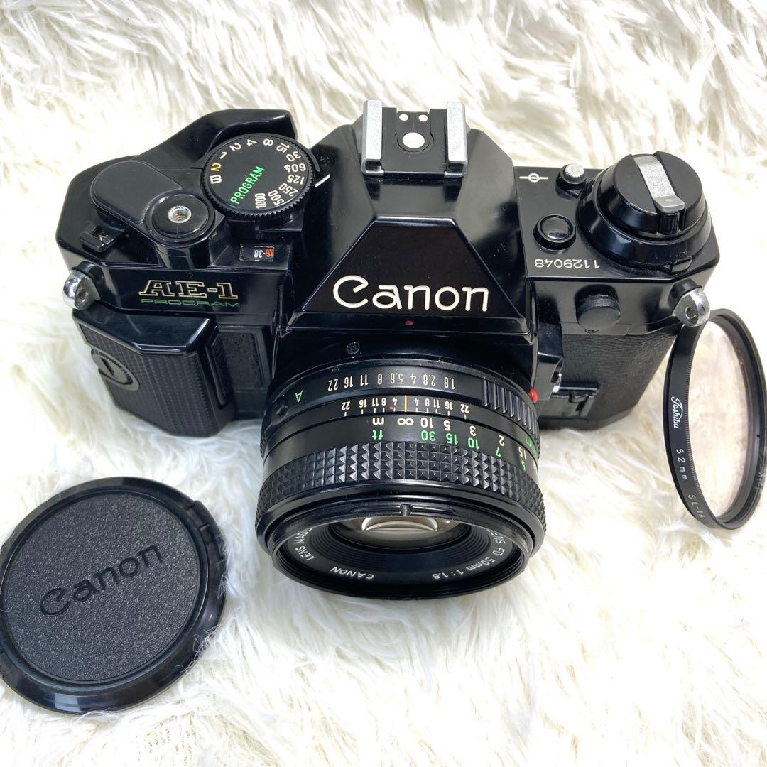 【美品】Canon AE-1 PROGRAM フィルムカメラ　キャノン