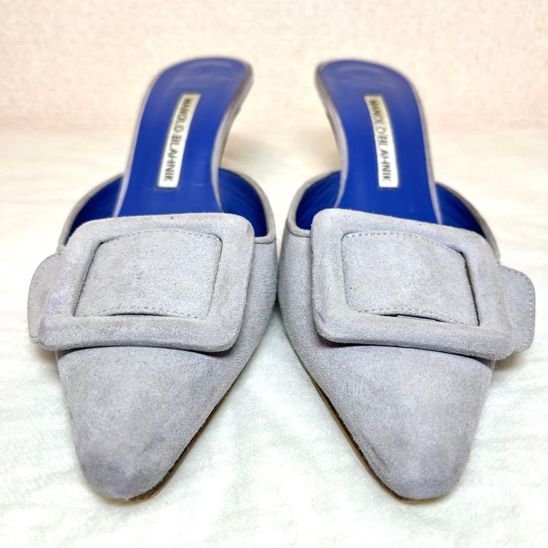 保存袋付★マノロブラニク　メイセール　ミュール　サンダル　サイズ37