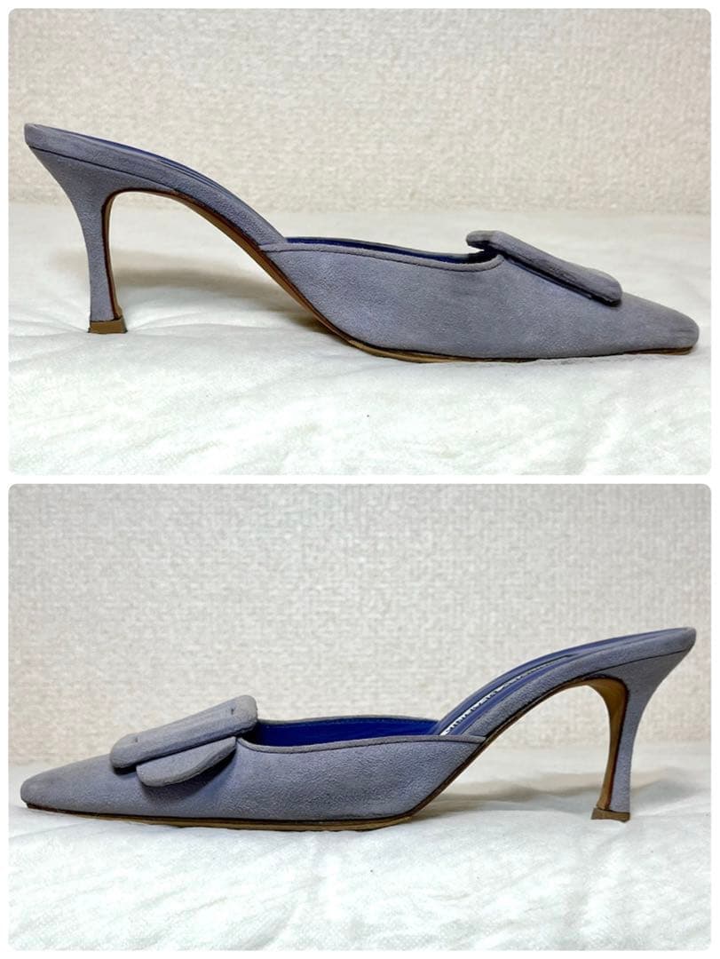 保存袋付★マノロブラニク　メイセール　ミュール　サンダル　サイズ37