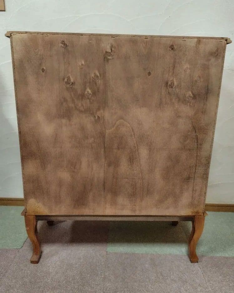 象嵌　チェスト　4段　猫脚