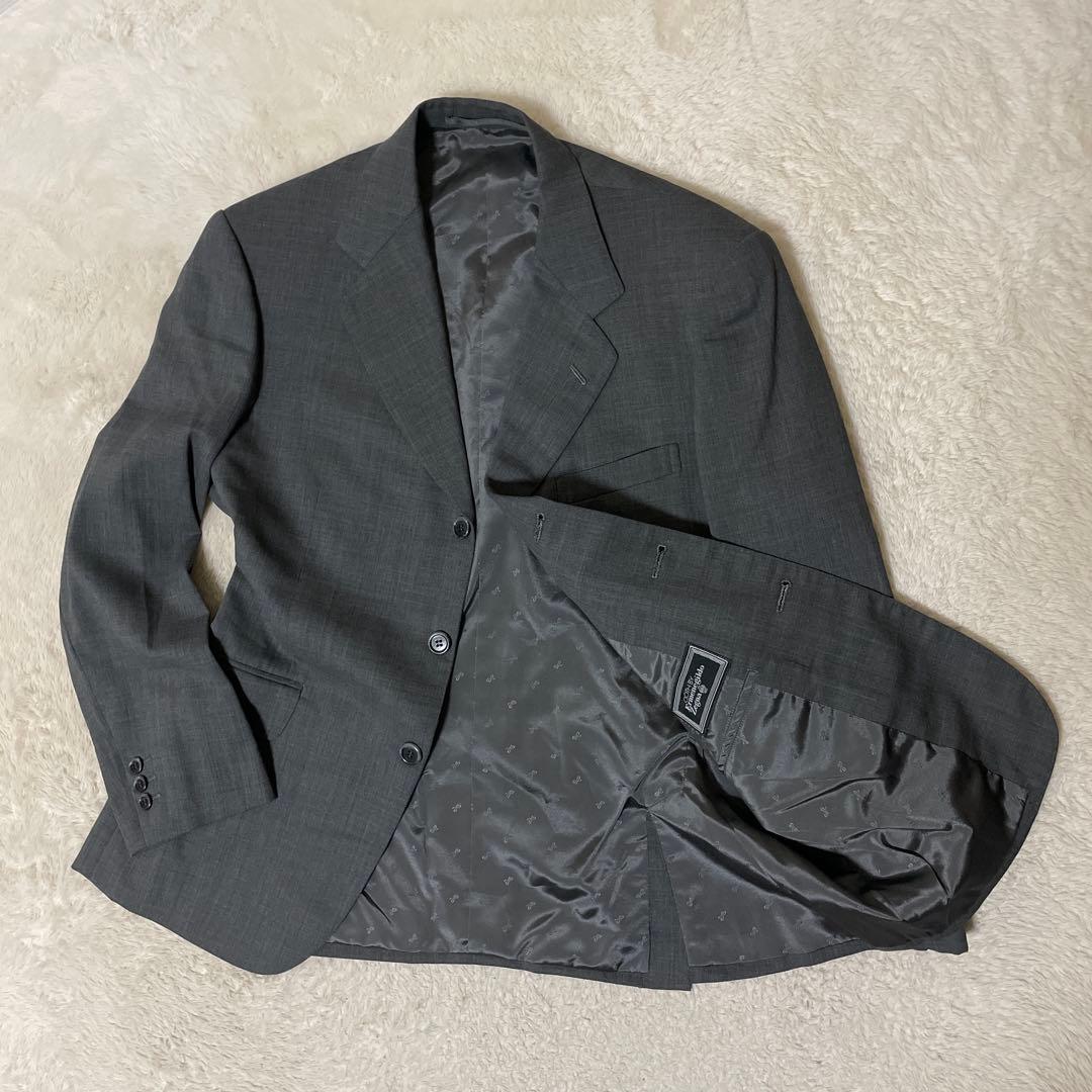 【美品】Ermenegildo Zegna　セットアップ　グレー　AB6 L相当