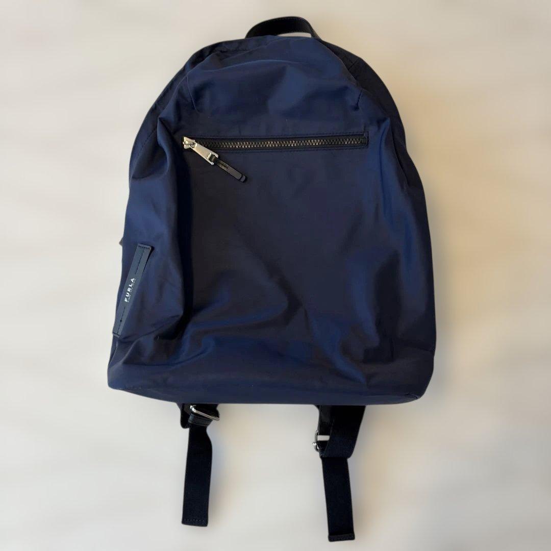 【405】FURLA ネイビー バックパック