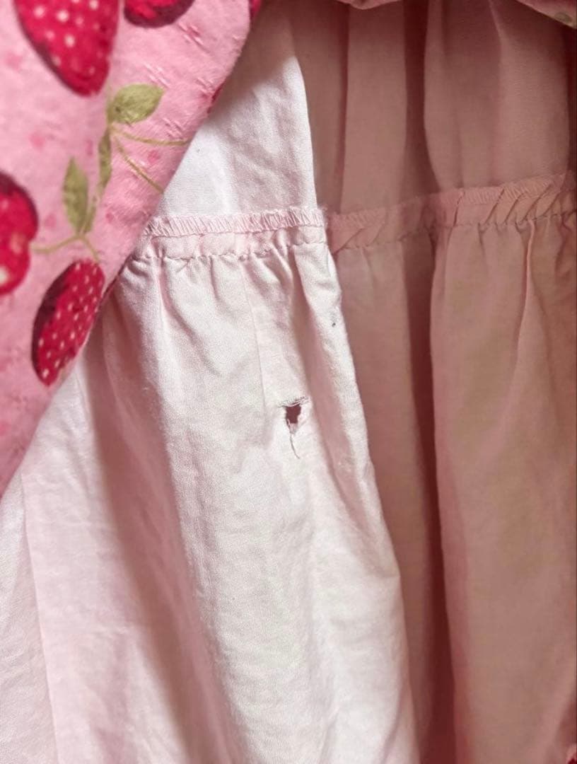 【ベイビーザスターズシャインブライト】チェリー柄ワンピ