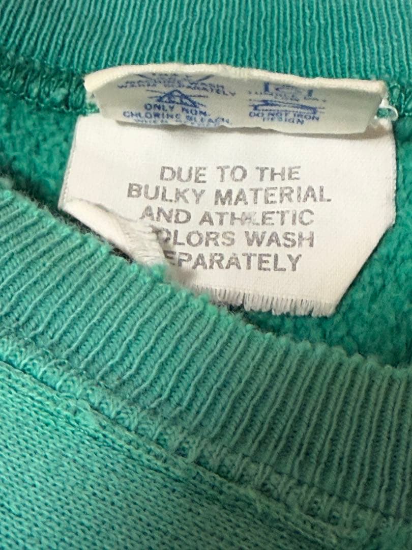 80s トリコタグ チャンピオン リバースウィーブ USA製 エメラルドグリーン