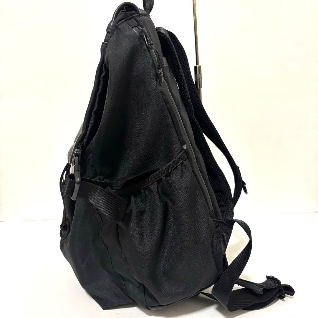 BURLAP OUTFITTER ear 撥水レザーコンビライトリュック　黒