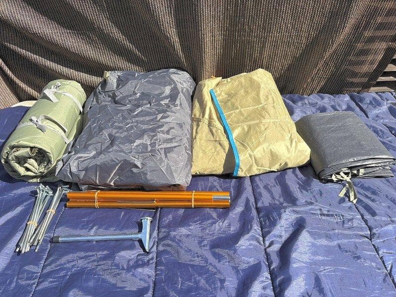 美品！ロゴス ナバホ Tepee300 インナーマット グランドシート付き