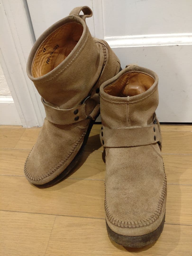 安値★稀少【ナンバーナイン モカシンリングブーツ】42/靴/シューズ