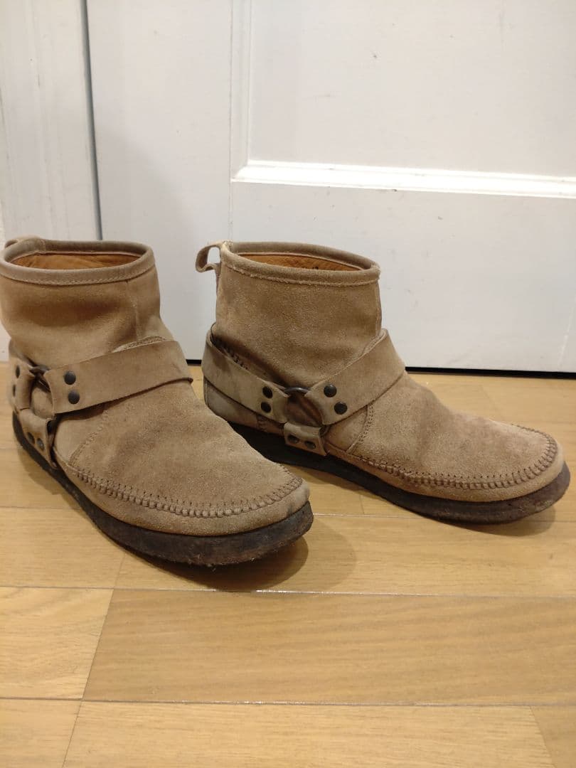 安値★稀少【ナンバーナイン モカシンリングブーツ】42/靴/シューズ