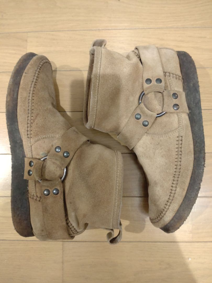 安値★稀少【ナンバーナイン モカシンリングブーツ】42/靴/シューズ