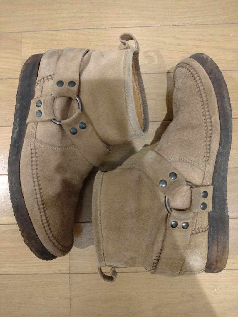 安値★稀少【ナンバーナイン モカシンリングブーツ】42/靴/シューズ