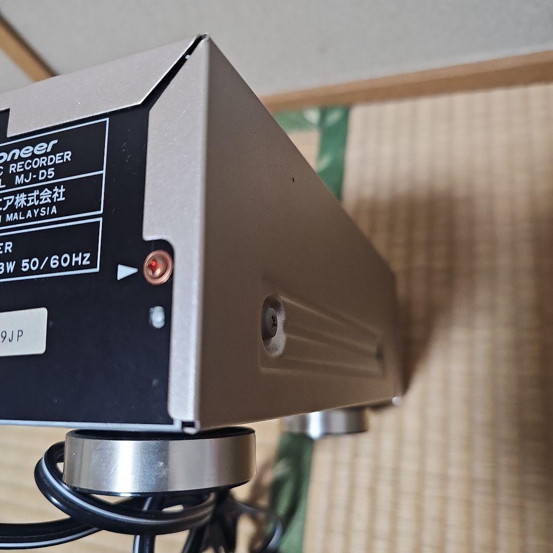 値下げ↓■Pioneer MJ-D5 ミニディスクレコーダー　MD