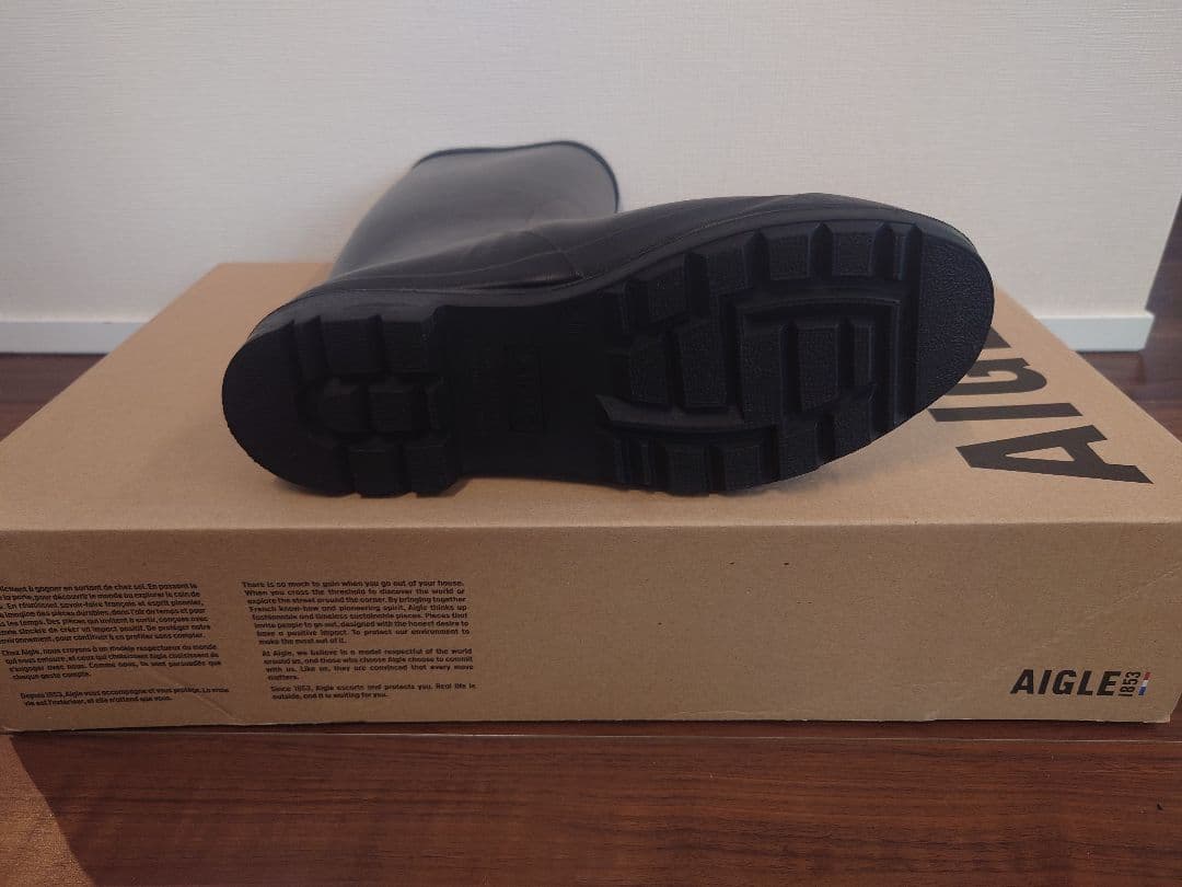 AIGLE 黒 長靴