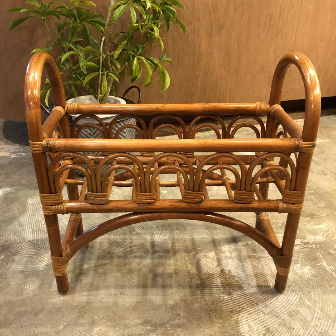 【ラタン】　棚　フリーラック　プランター　フラワーラック　飾り棚　ラタン家具