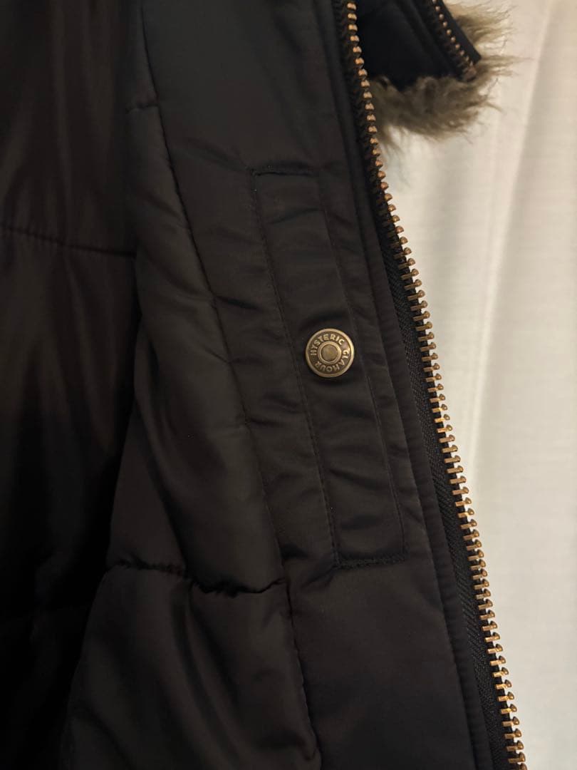 HYSTERIC GLAMOUR】プリマロフト コート ワッペン付き