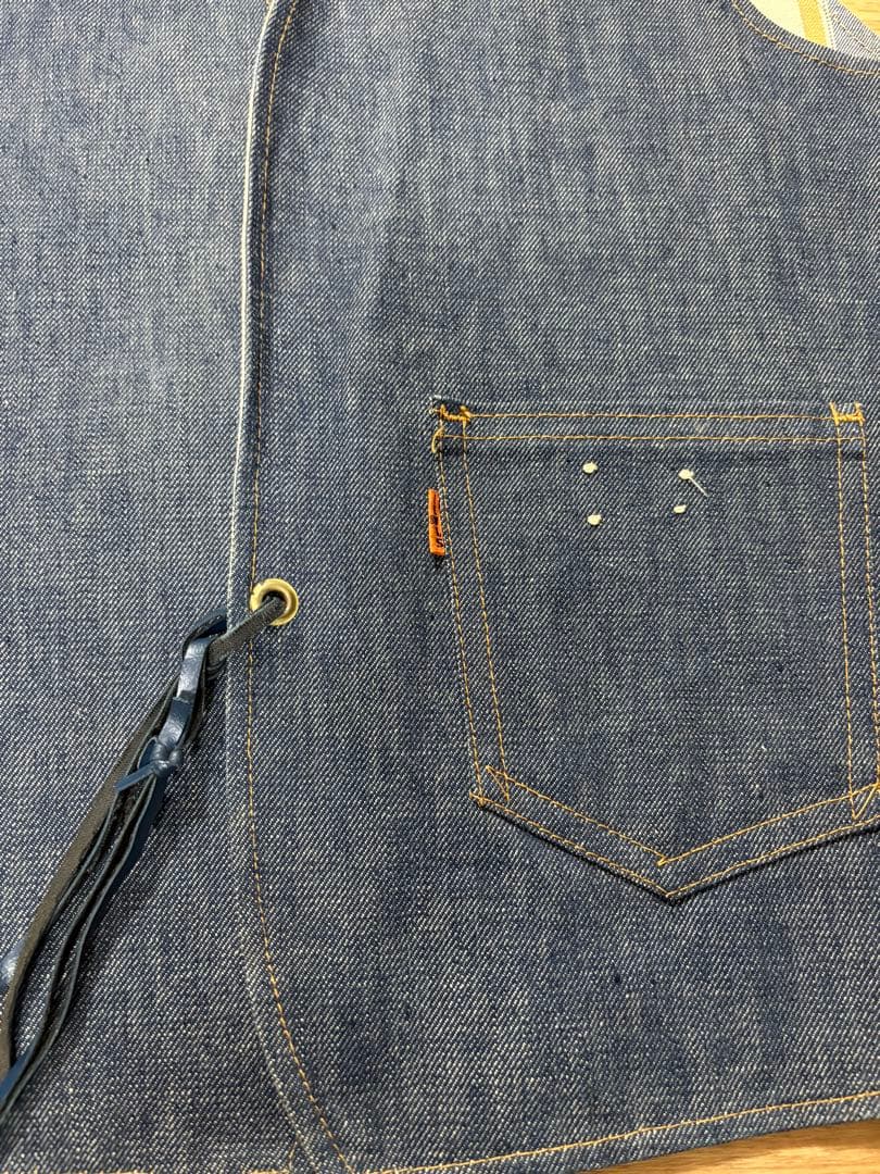 70's Levi's デニム　ベスト　リバーシブル　USA製　オレンジタブ