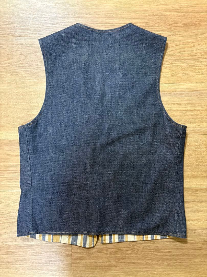 70's Levi's デニム　ベスト　リバーシブル　USA製　オレンジタブ