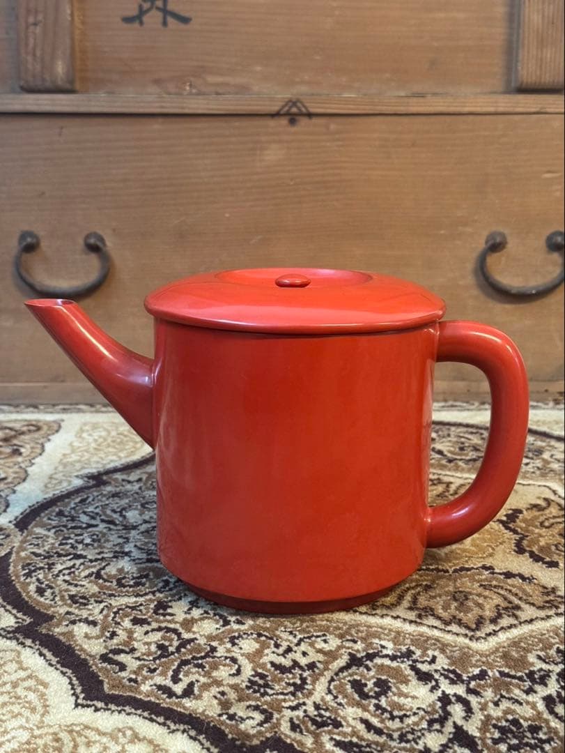 輪島塗 堅地 朱塗 懐石御膳一式 共箱