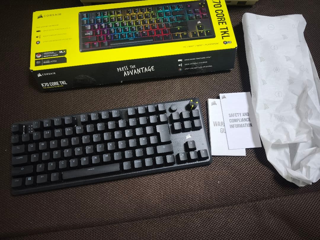 Corsair K70 CORE TKL 日本語レイアウト