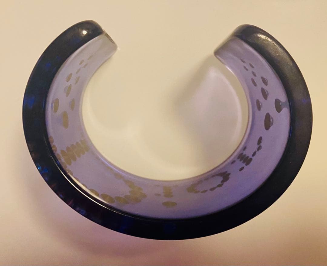 Christian Dior ディオール　クリアバングル　ラインストーン