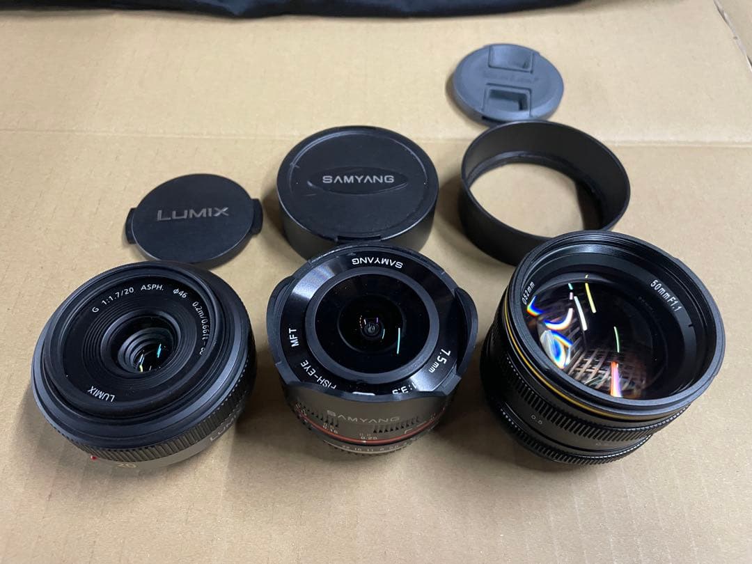 OLYMPUS OM-D E-M10 markⅡ 本体とレンズ3本　他